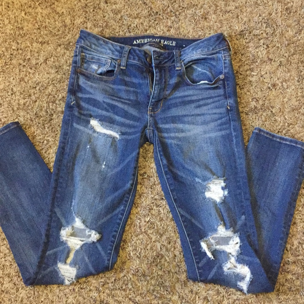 American eagle skinny jeans!